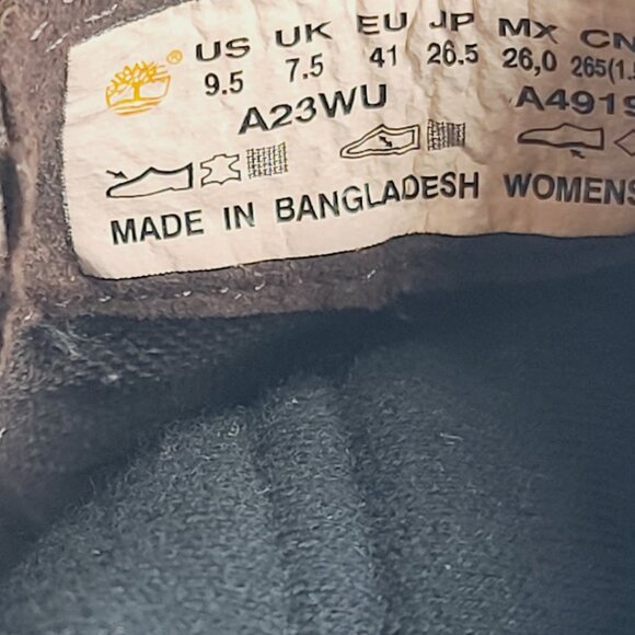 Timberland Women's Dark Brown Courmayeur Valley Ankle Chelsea Boots Size US 9.5 - Picture 6 of 7